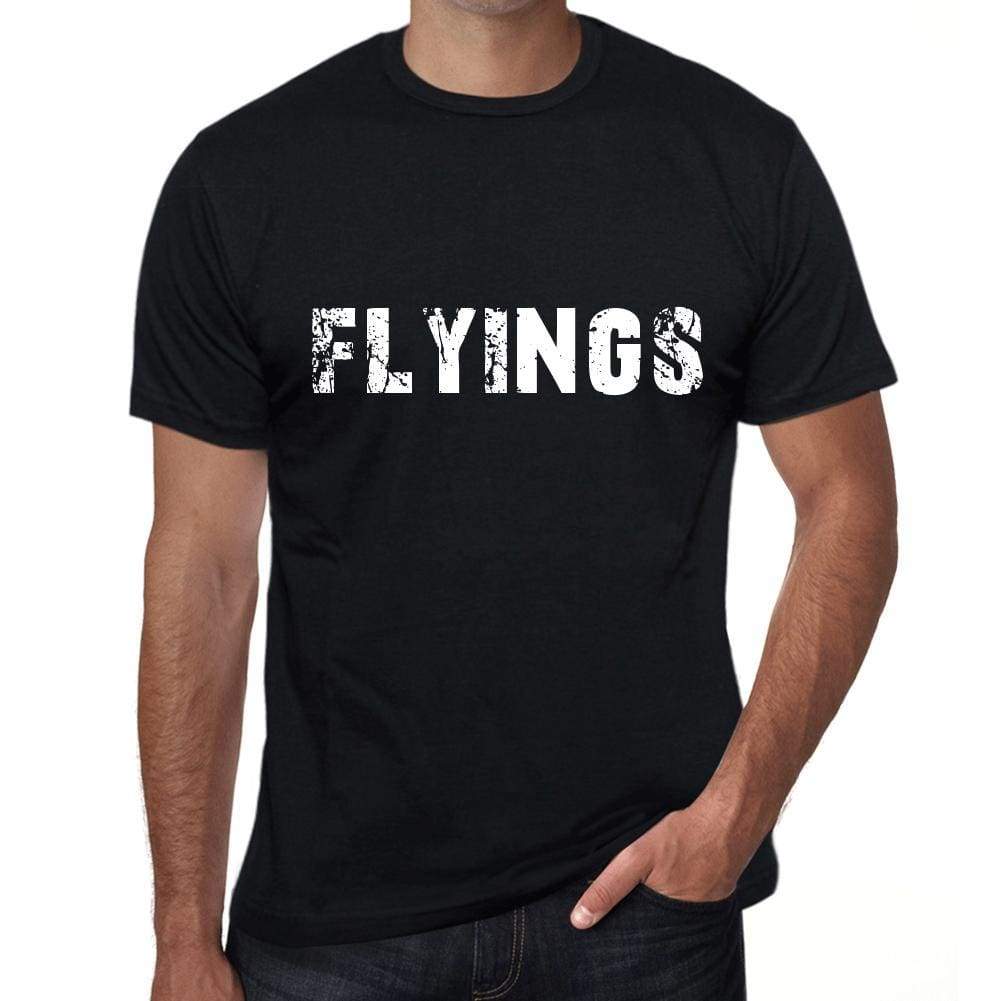 flyings Mens Vintage T shirt Black Birthday Gift 00555 - Ultrabasic