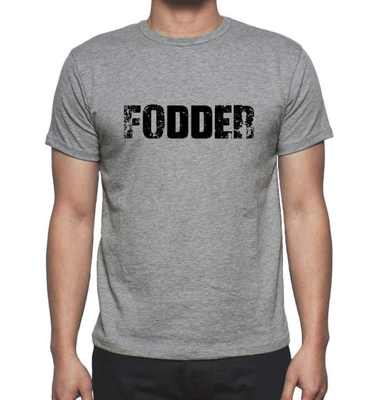 Fodder Grey Mens Short Sleeve Round Neck T-Shirt 00018 - Grey / S - Casual