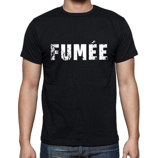 Fumée French Dictionary Mens Short Sleeve Round Neck T-Shirt 00009 - Casual