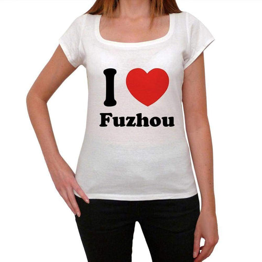 Fuzhou T Shirt Woman Traveling In Visit Fuzhou Womens Short Sleeve Round Neck T-Shirt 00031 - T-Shirt