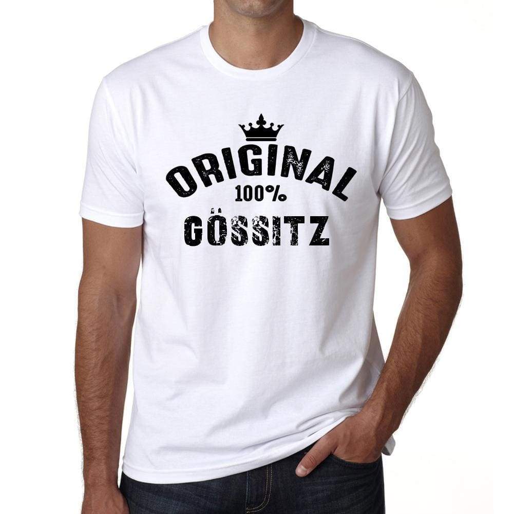 Gössitz Mens Short Sleeve Round Neck T-Shirt - Casual