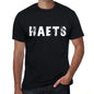 Haets Mens Retro T Shirt Black Birthday Gift 00553 - Black / Xs - Casual