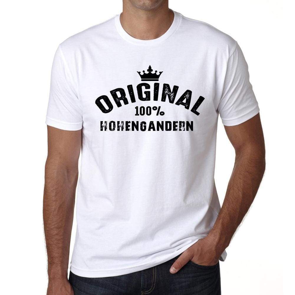 Hohengandern 100% German City White Mens Short Sleeve Round Neck T-Shirt 00001 - Casual