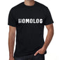 Homolog Mens Vintage T Shirt Black Birthday Gift 00555 - Black / Xs - Casual