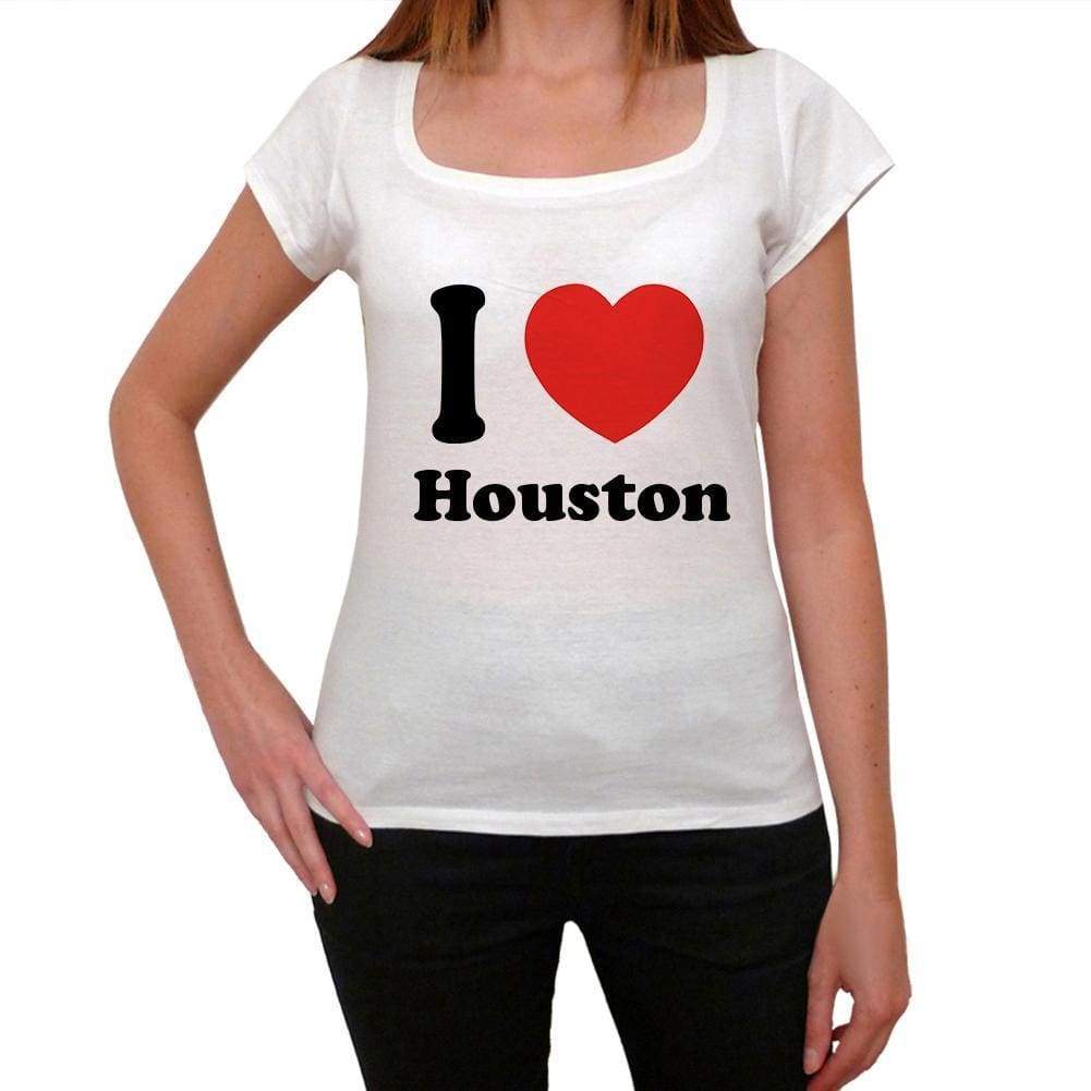 Houston T Shirt Woman Traveling In Visit Houston Womens Short Sleeve Round Neck T-Shirt 00031 - T-Shirt