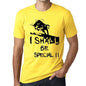 I Shall Be Special Mens T-Shirt Yellow Birthday Gift 00379 - Yellow / Xs - Casual