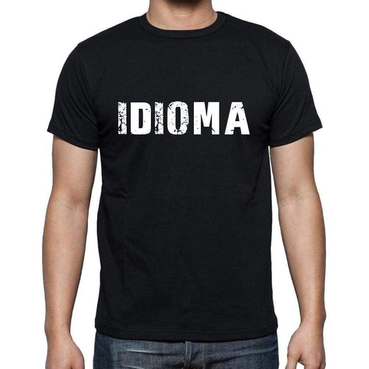 Idioma Mens Short Sleeve Round Neck T-Shirt - Casual