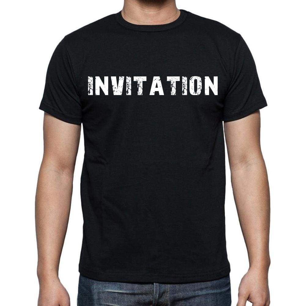 Invitation Mens Short Sleeve Round Neck T-Shirt - Casual