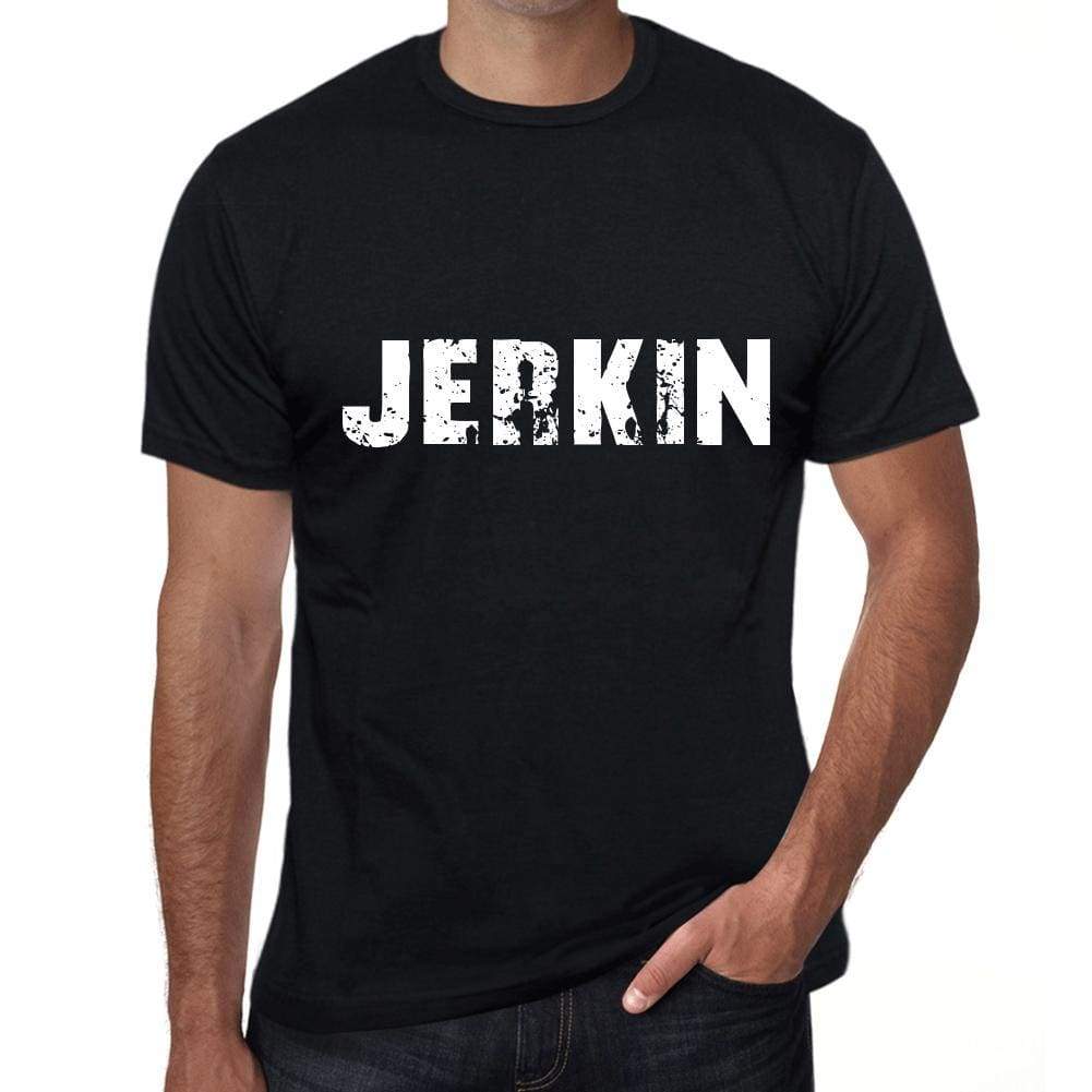 Jerkin Mens Vintage T Shirt Black Birthday Gift 00554 - Black / Xs - Casual