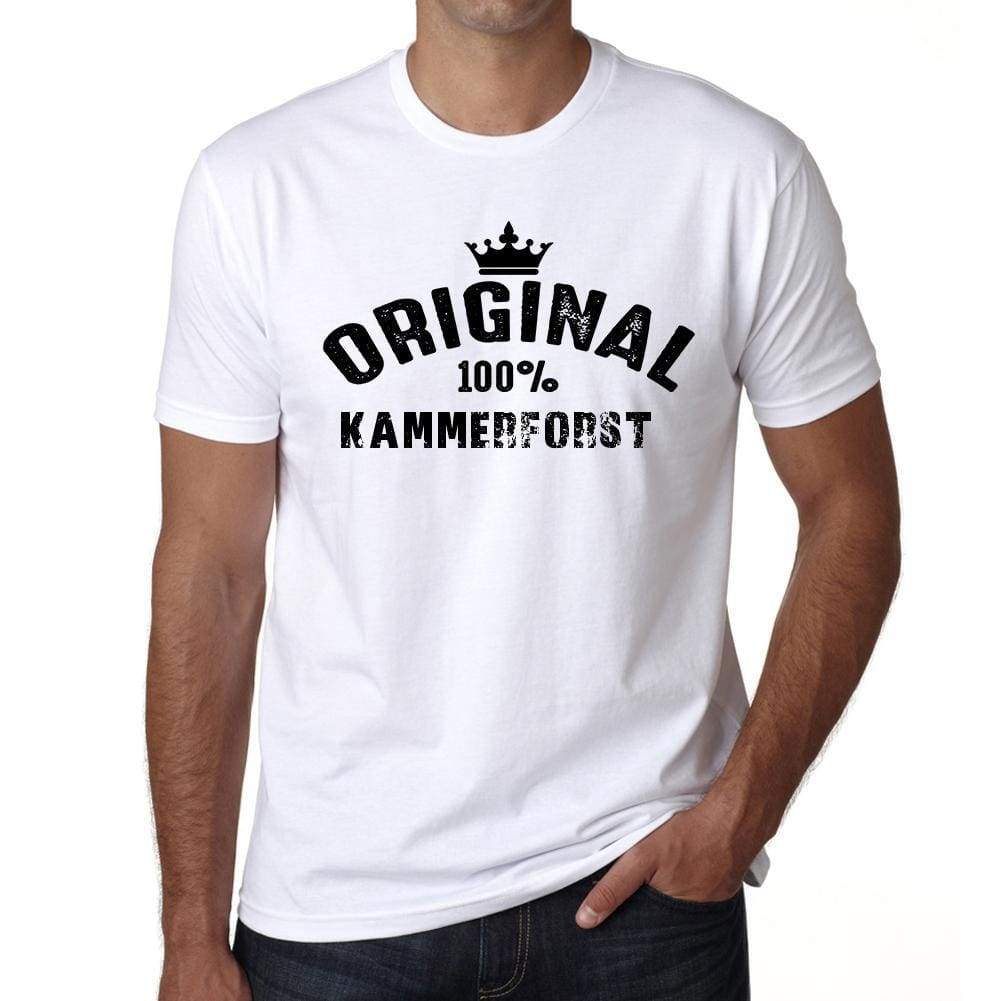Kammerforst 100% German City White Mens Short Sleeve Round Neck T-Shirt 00001 - Casual