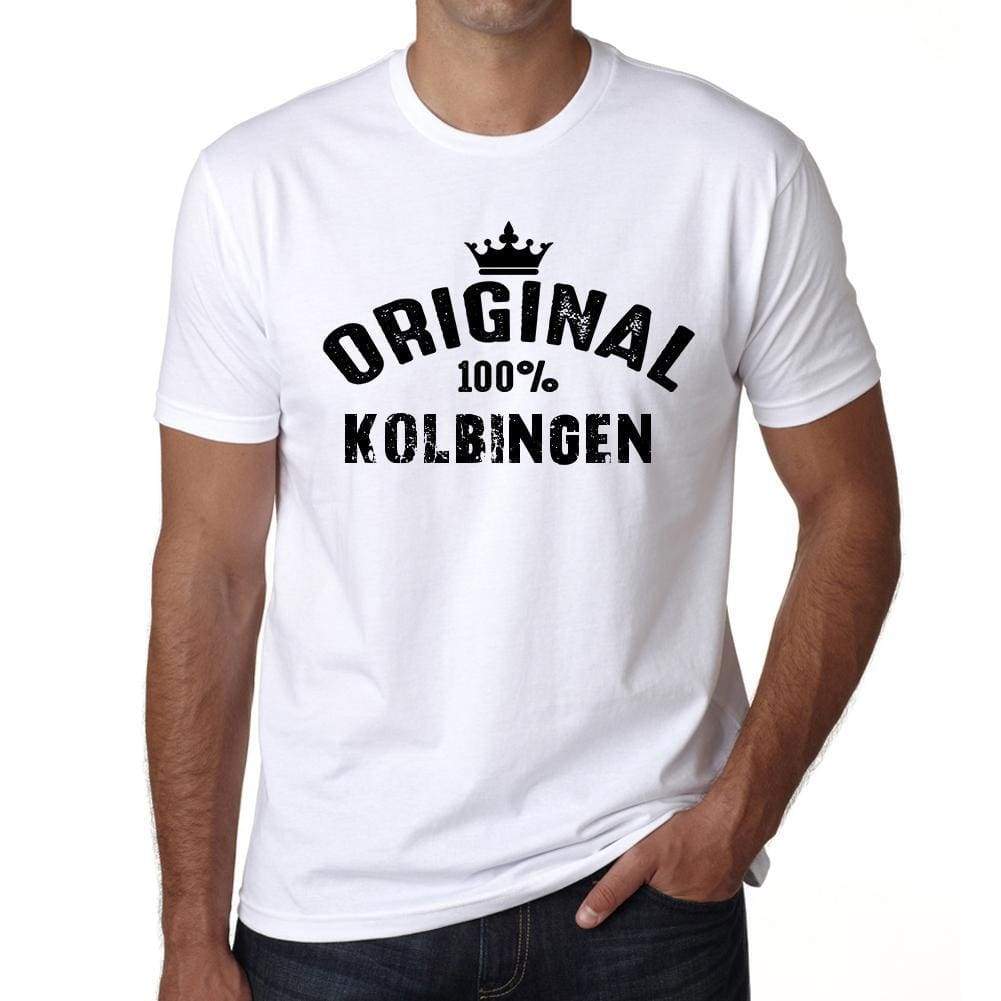 Kolbingen 100% German City White Mens Short Sleeve Round Neck T-Shirt 00001 - Casual