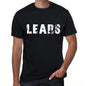 Lears Mens Retro T Shirt Black Birthday Gift 00553 - Black / Xs - Casual