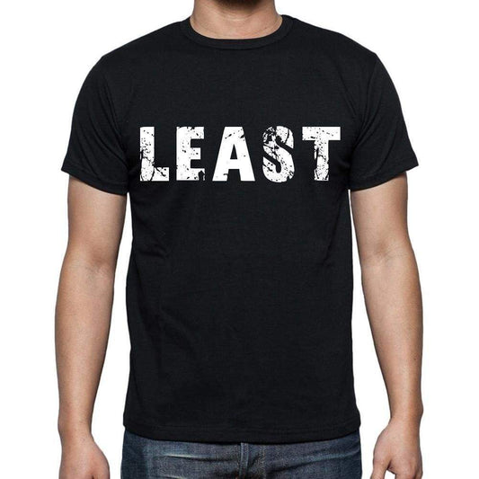 Least Mens Short Sleeve Round Neck T-Shirt Black T-Shirt En