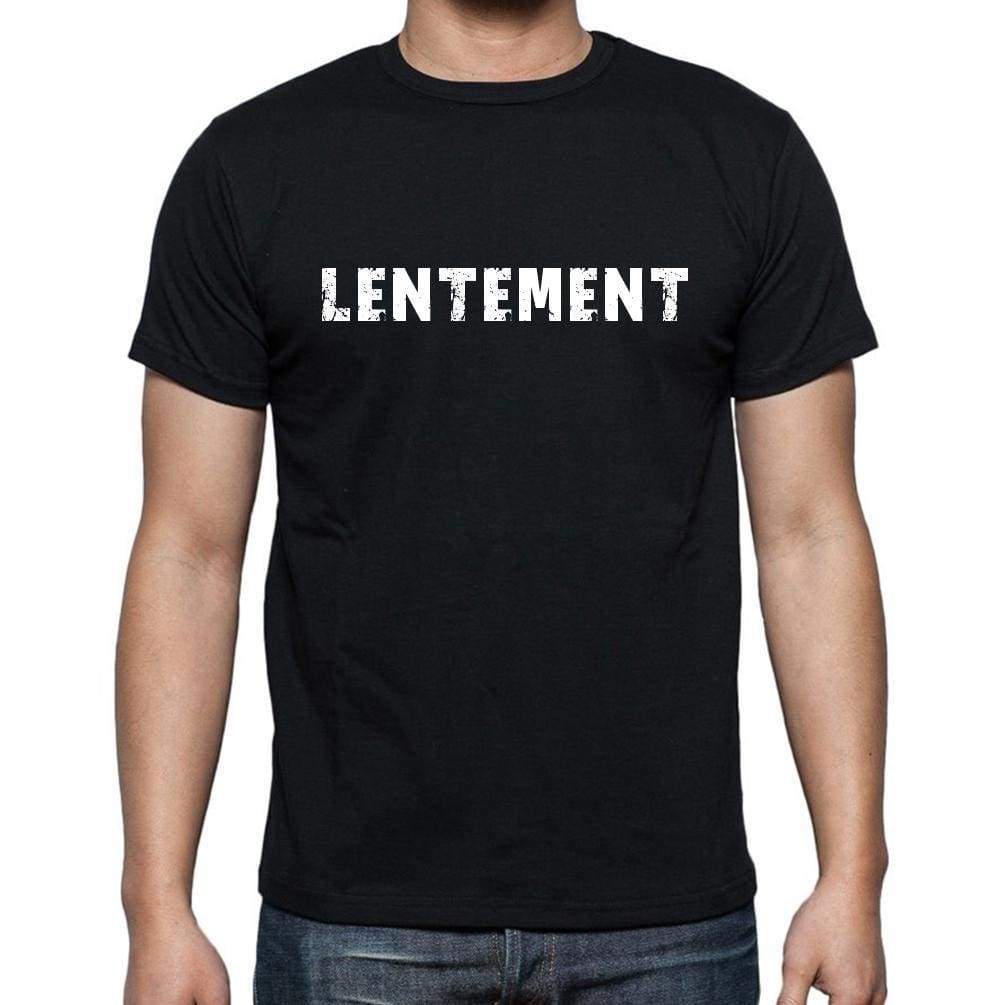 Lentement French Dictionary Mens Short Sleeve Round Neck T-Shirt 00009 - Casual