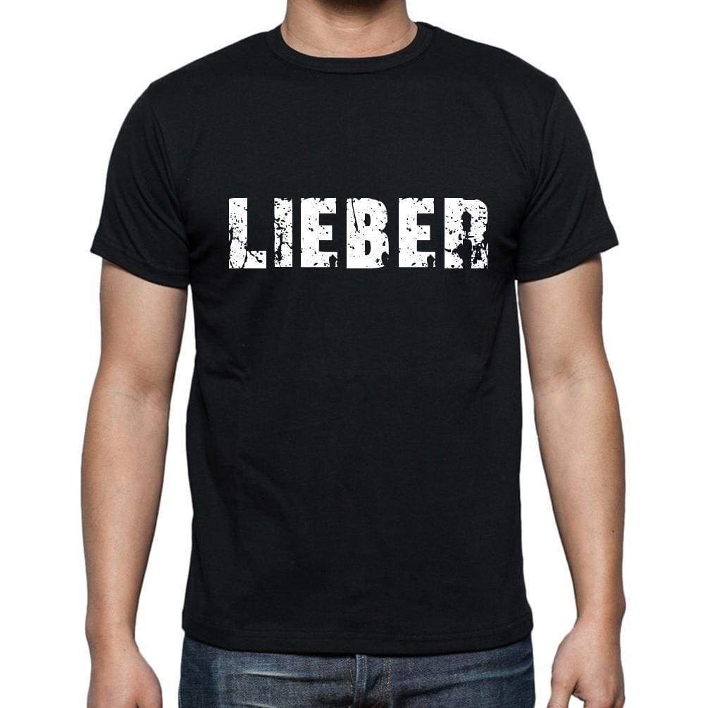 Lieber Mens Short Sleeve Round Neck T-Shirt - Casual