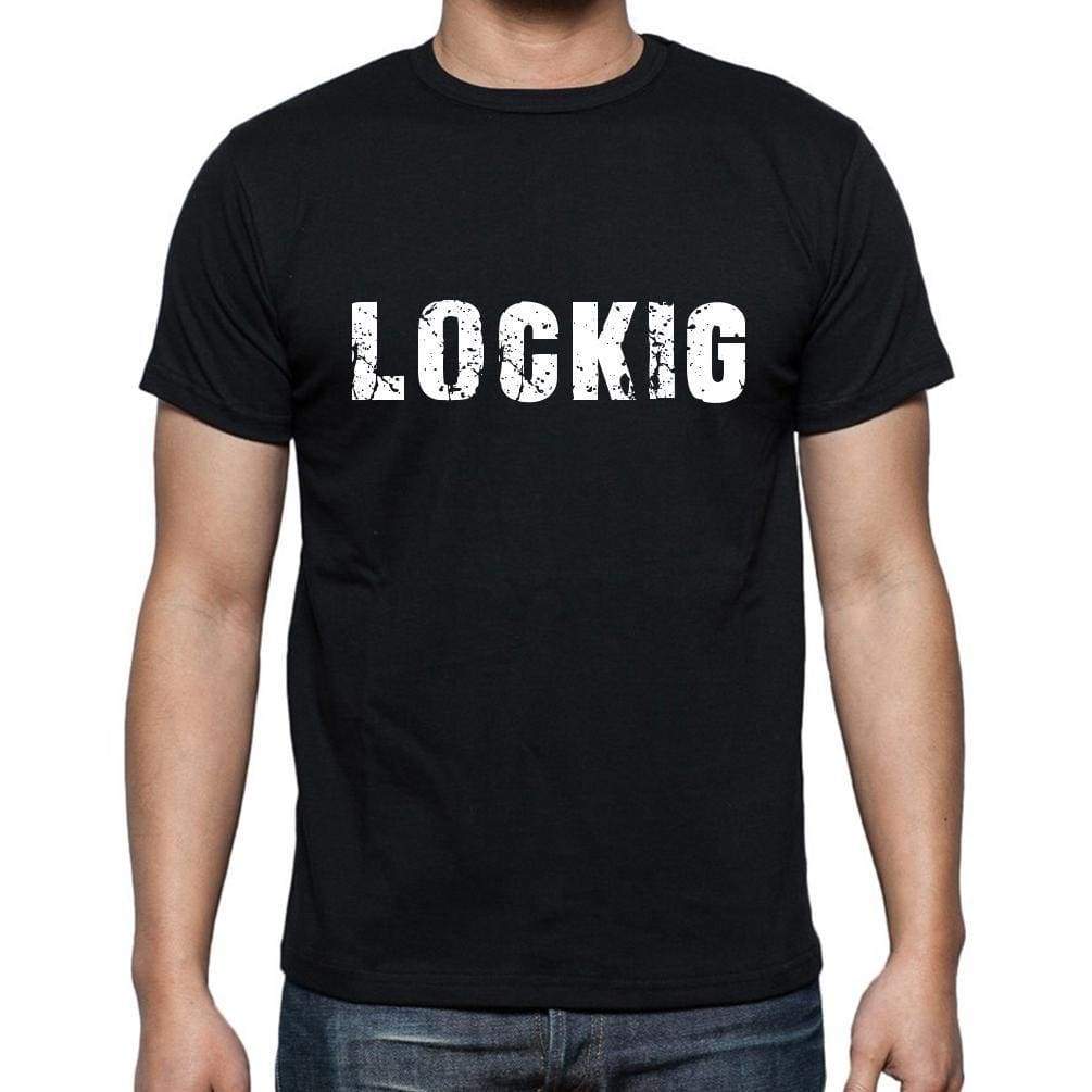 Lockig Mens Short Sleeve Round Neck T-Shirt - Casual