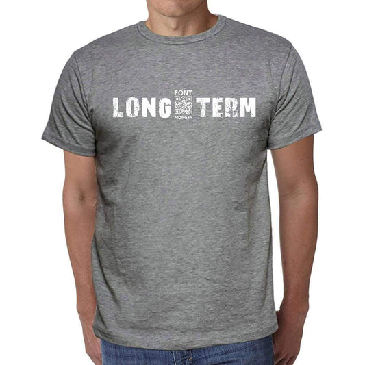 Long-Term Mens Short Sleeve Round Neck T-Shirt 00035 - Casual