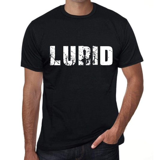 Lurid Mens Retro T Shirt Black Birthday Gift 00553 - Black / Xs - Casual
