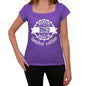 Made In 1963 Limited Edition Womens T-Shirt Purple Birthday Gift 00428 - Purple / Xs - Casual