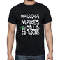 Marriage World Goes Round Mens Short Sleeve Round Neck T-Shirt 00082 - Black / S - Casual