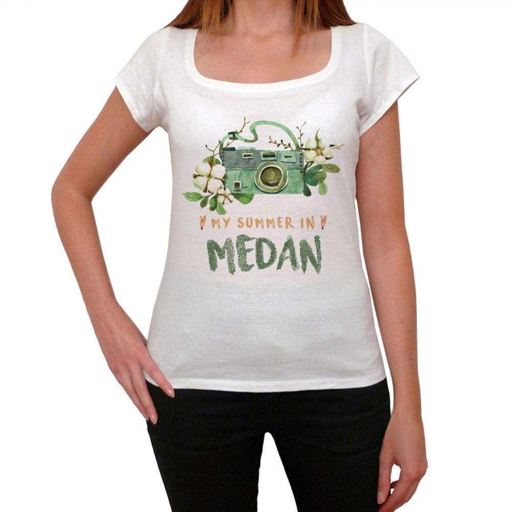 Medan Womens Short Sleeve Round Neck T-Shirt 00073 - Casual