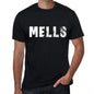 Mells Mens Retro T Shirt Black Birthday Gift 00553 - Black / Xs - Casual