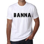 Mens Tee Shirt Vintage T Shirt Banna X-Small White 00561 - White / Xs - Casual