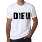 Mens Tee Shirt Vintage T Shirt Dieu X-Small White 00560 - White / Xs - Casual