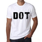 Mens Tee Shirt Vintage T Shirt Dot X-Small White 00559 - White / Xs - Casual
