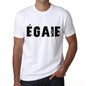 Mens Tee Shirt Vintage T Shirt Égaie X-Small White 00561 - White / Xs - Casual