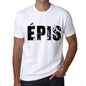 Mens Tee Shirt Vintage T Shirt Èpis X-Small White 00560 - White / Xs - Casual