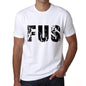 Mens Tee Shirt Vintage T Shirt Fus X-Small White 00559 - White / Xs - Casual
