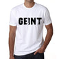 Mens Tee Shirt Vintage T Shirt Geint X-Small White 00561 - White / Xs - Casual