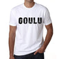 <span>Men's</span> Tee Shirt Vintage T shirt Goulu X-Small White 00561 - ULTRABASIC
