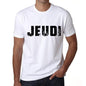 Mens Tee Shirt Vintage T Shirt Jeudi X-Small White 00561 - White / Xs - Casual
