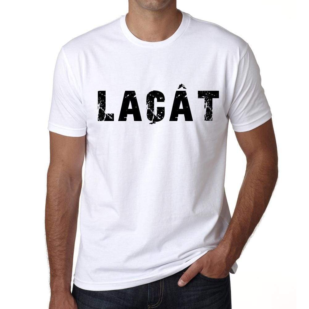 Mens Tee Shirt Vintage T Shirt Laçât X-Small White 00561 - White / Xs - Casual