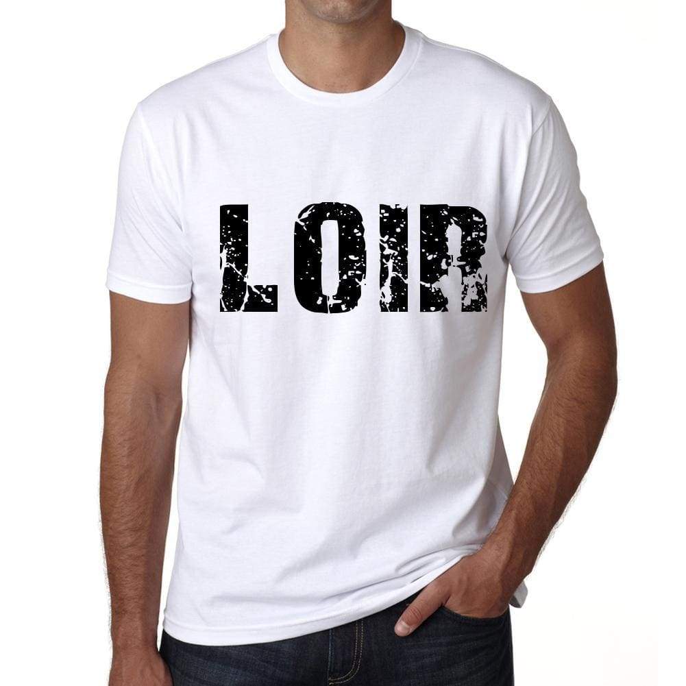 Mens Tee Shirt Vintage T Shirt Loir X-Small White 00560 - White / Xs - Casual