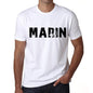 Mens Tee Shirt Vintage T Shirt Marin X-Small White - White / Xs - Casual