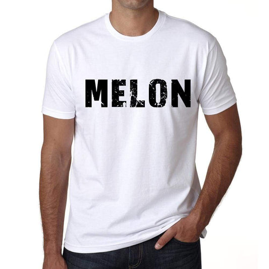 Mens Tee Shirt Vintage T Shirt Melon X-Small White - White / Xs - Casual