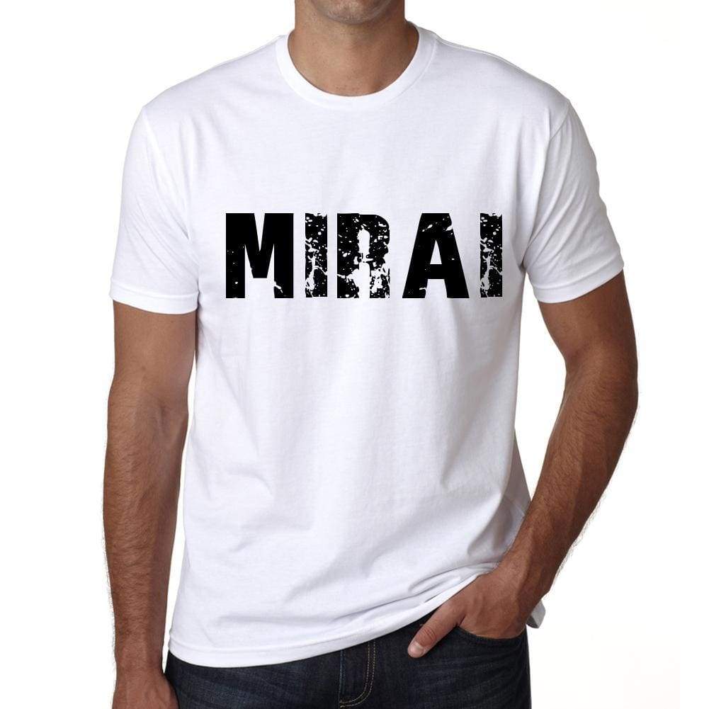 Mens Tee Shirt Vintage T Shirt Mirai X-Small White - White / Xs - Casual