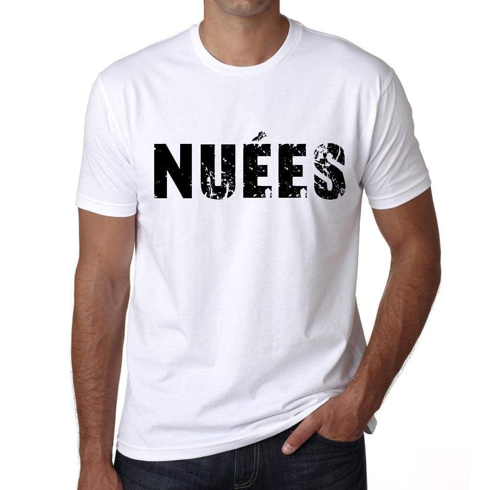 Mens Tee Shirt Vintage T Shirt Nuées X-Small White - White / Xs - Casual
