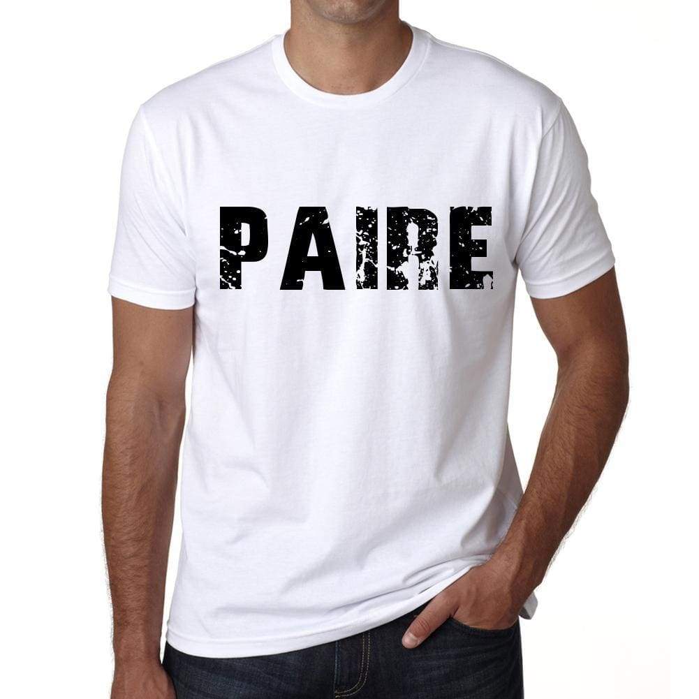 Mens Tee Shirt Vintage T Shirt Paire X-Small White - White / Xs - Casual