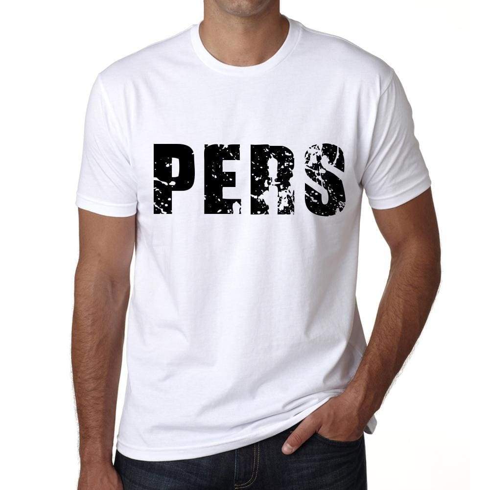 Mens Tee Shirt Vintage T Shirt Pers X-Small White 00560 - White / Xs - Casual