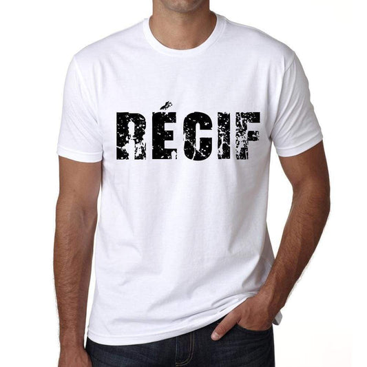 Mens Tee Shirt Vintage T Shirt Récif X-Small White - White / Xs - Casual