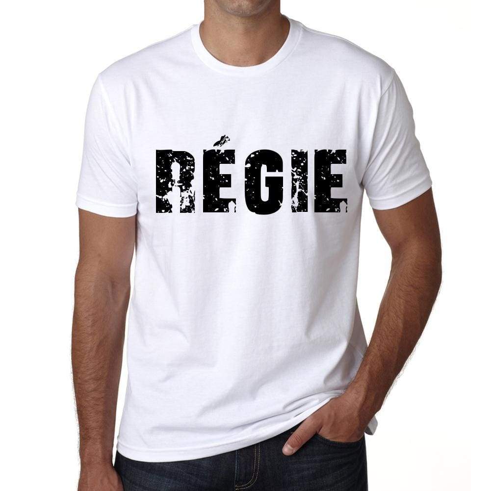 Mens Tee Shirt Vintage T Shirt Régie X-Small White - White / Xs - Casual