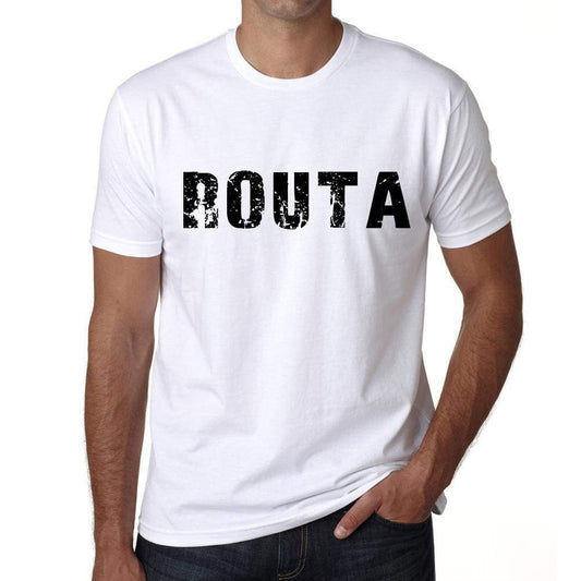 Mens Tee Shirt Vintage T Shirt Routa X-Small White - White / Xs - Casual