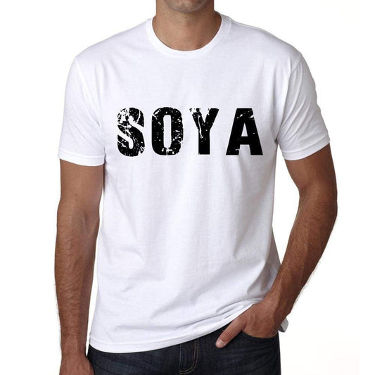 Mens Tee Shirt Vintage T Shirt Soya X-Small White 00560 - White / Xs - Casual