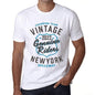 Mens Vintage Tee Shirt Graphic T Shirt Genuine Riders 2022 White - White / Xs / Cotton - T-Shirt