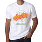 Mens Vintage Tee Shirt Graphic T Shirt Jamaica White - White / Xs / Cotton - T-Shirt
