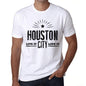 Mens Vintage Tee Shirt Graphic T Shirt Live It Love It Houston White - White / Xs / Cotton - T-Shirt